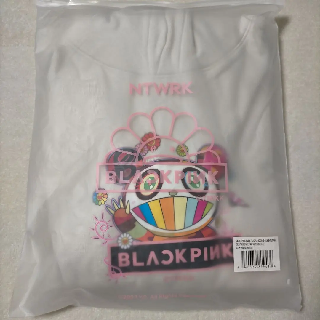 未使用新品 BLACKPINK TMKK PANDA 2 HOODIE グレー