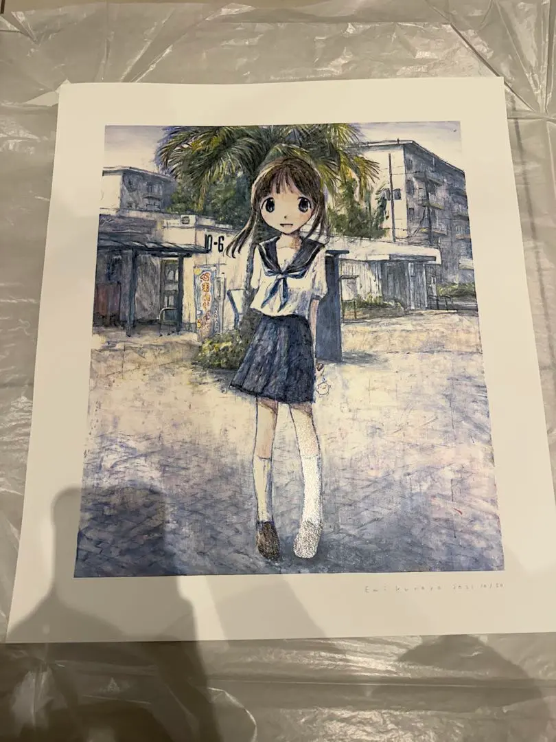 くらやえみ Summer of Fourteen 版画 サイン入り