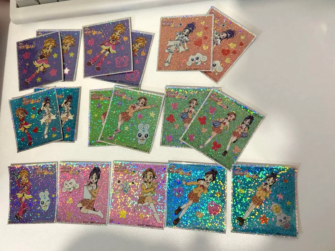 プリキュアシールまとめ売り+カード1枚