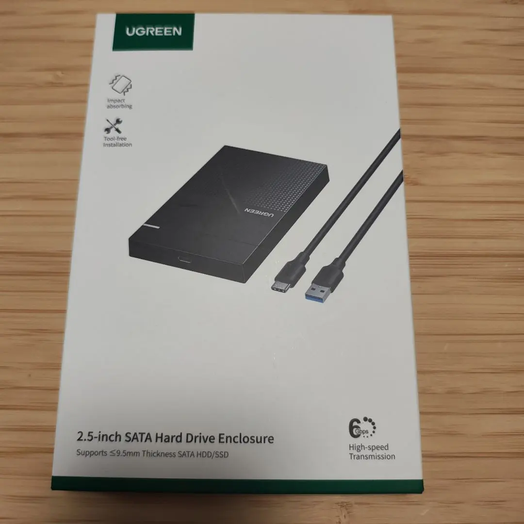 UGREEN 2.5インチ SATA HDD/SDD ケース