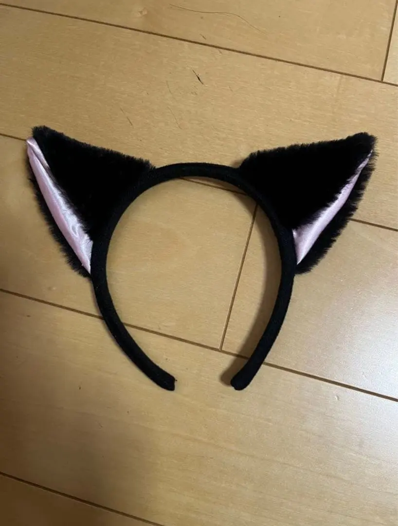 ネコ耳 カチューシャ 黒