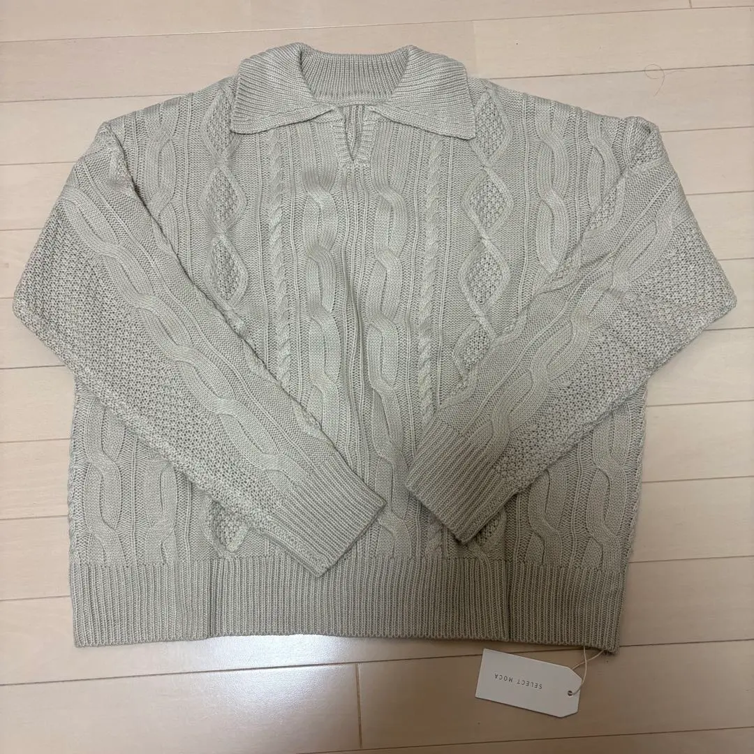 タグつき　セレクトモカ　ニット