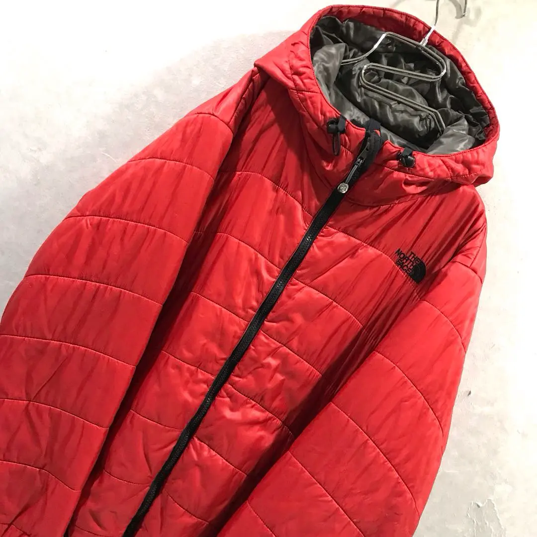 ＴＨＥ ＮＯＲＴＨ ＦＡＣＥ マウンテンパーカー 中綿 レッド Ｌ