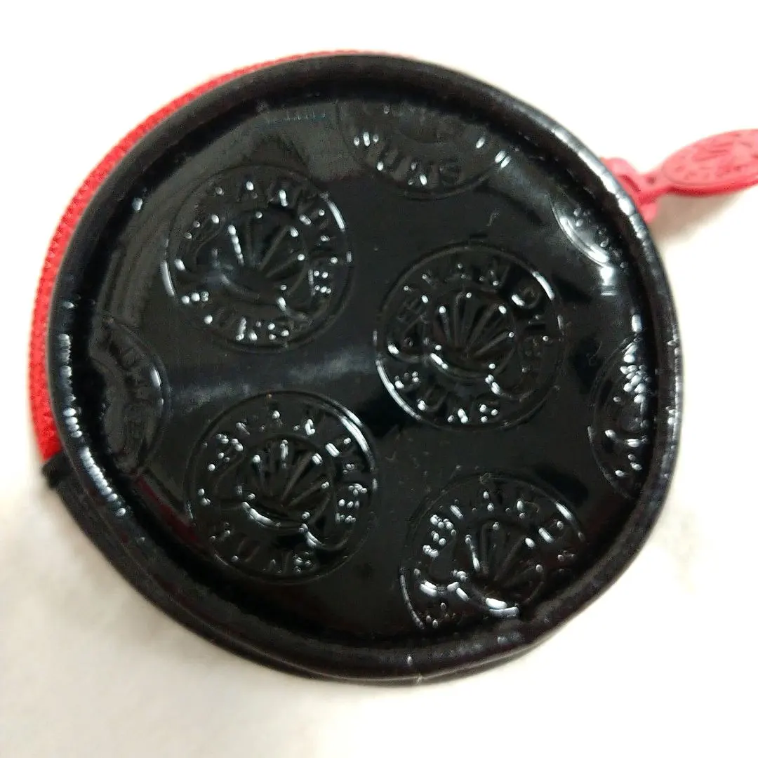 新品 コインケース 黒 赤
