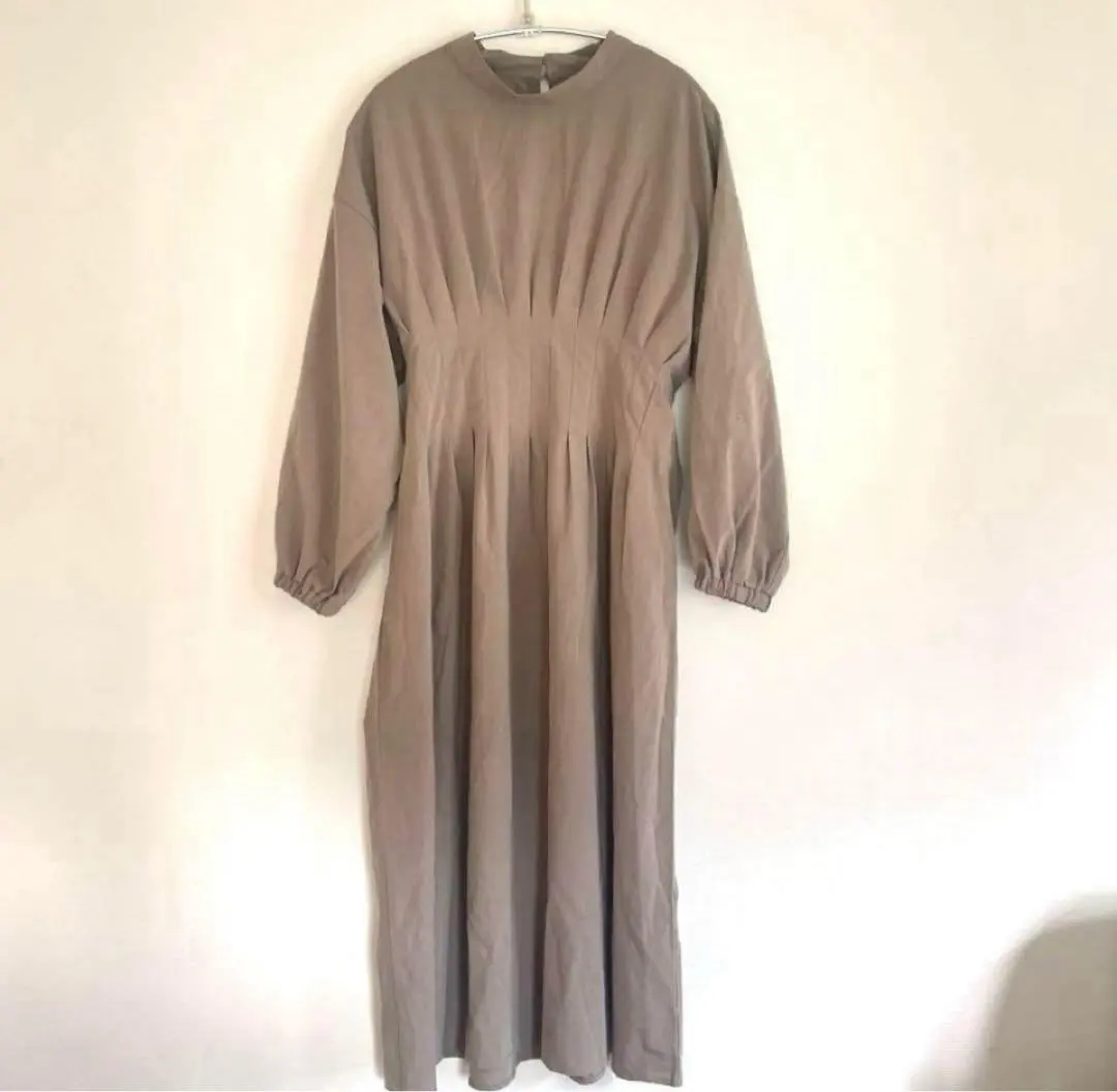 Lナチュラルワンピース グレージュ系