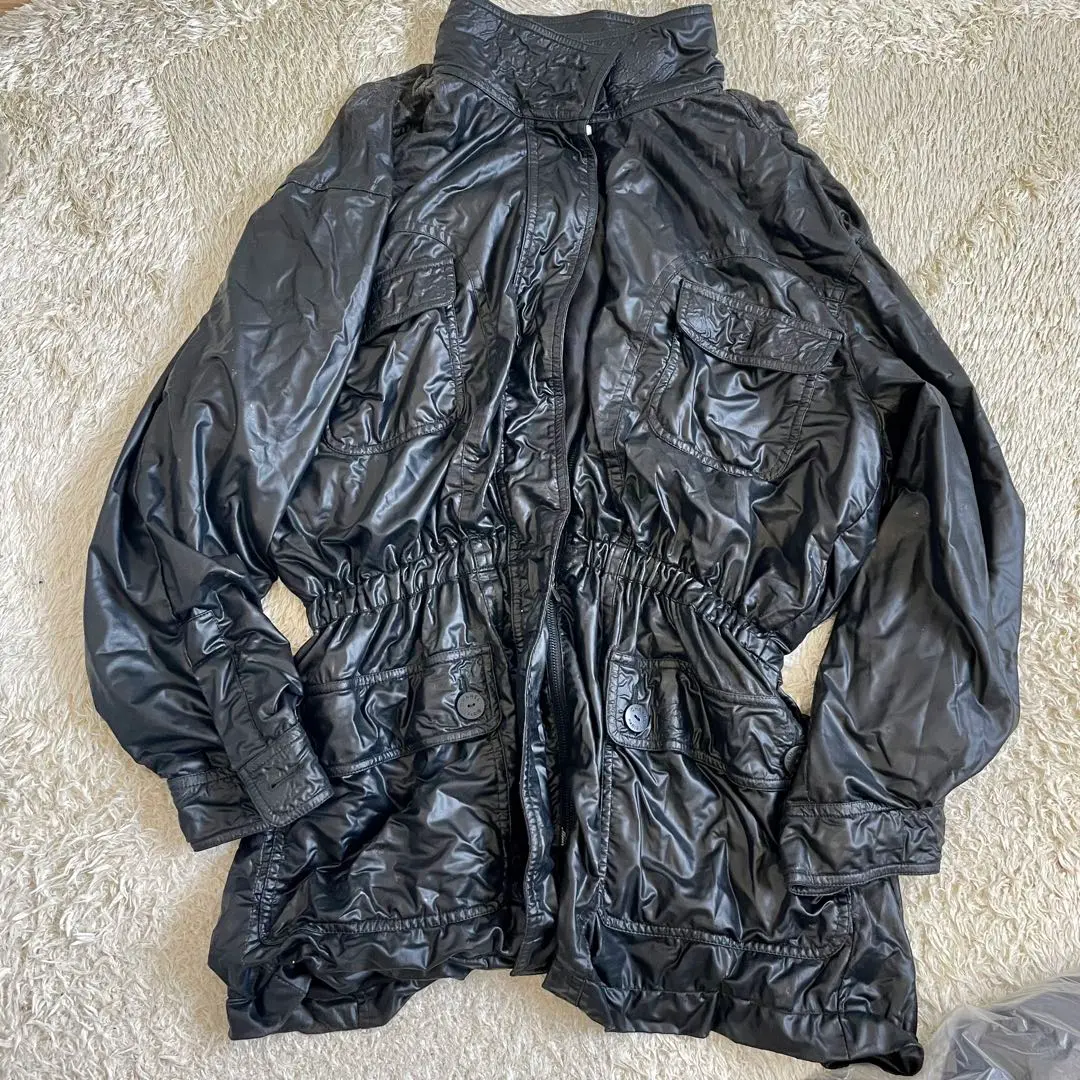 希少品 ヴィンテージ CHANEL ナイロン ジャケット ココマーク 38サイズ