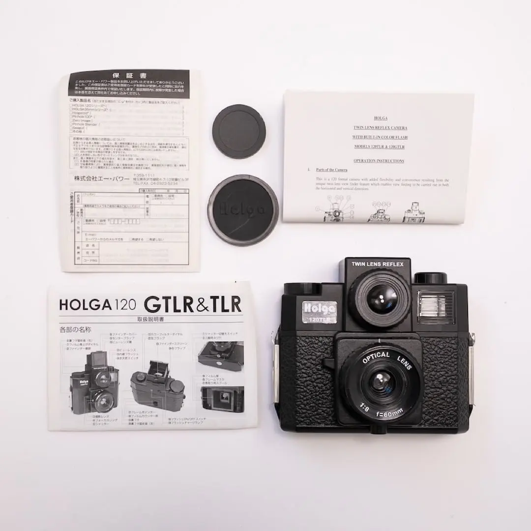 HOLGA 120TLR トイカメラ ホルガ 二眼レフ 取扱説明書付き