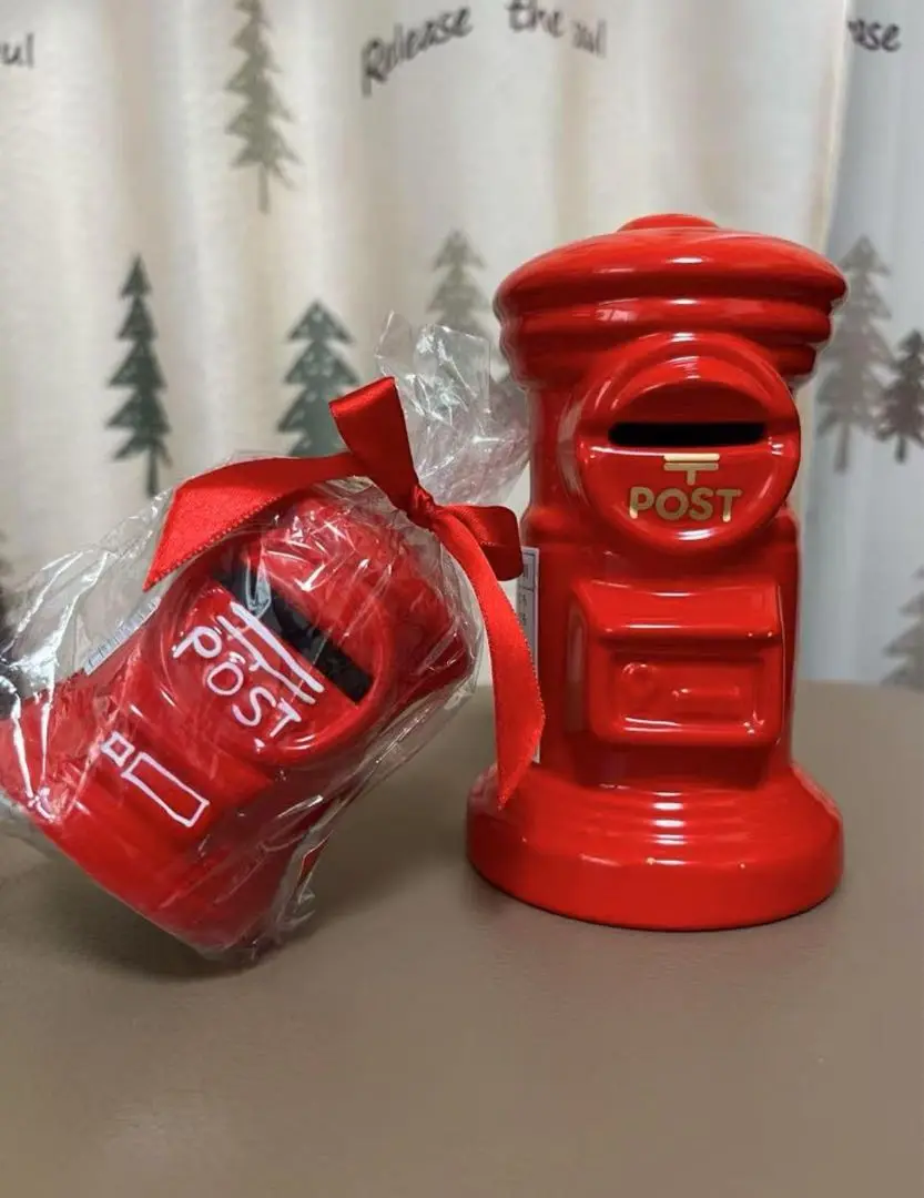 郵便ポスト型貯金箱2セット
