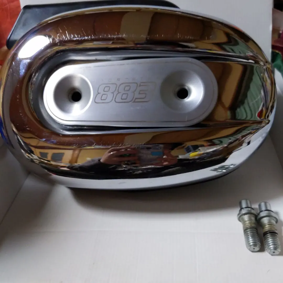 883 サイドカバー メタル ブラック ボルト付き