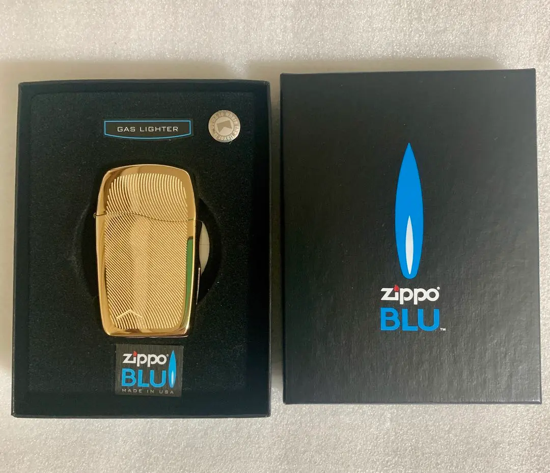 【新品未使用】ZIPPO BLU GOLD MARLBORO ジッポ ライター