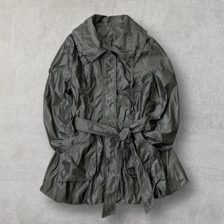 シャカシャカ素材 ライトアウター 2WAYスリーブ ギミック Y2K テック