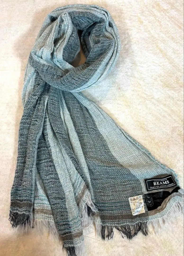 BEAMS グレー系 ストール フリーサイズ