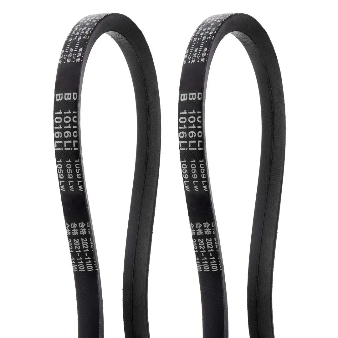 B-1016 Vベルトドライブベルト 長さ1016mmトップ幅17mm 2本入