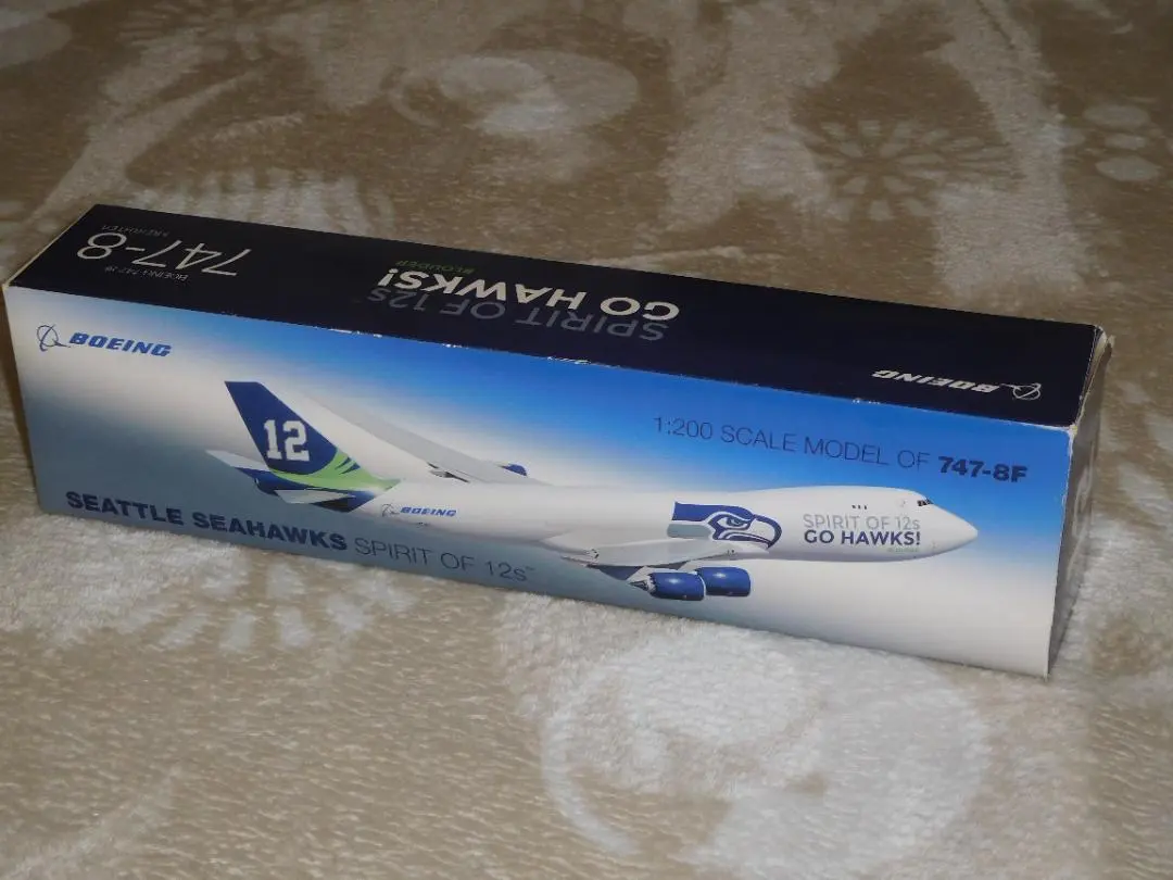 シアトルシーホークス BOEING 747-8F アメリカンフットボール NFL