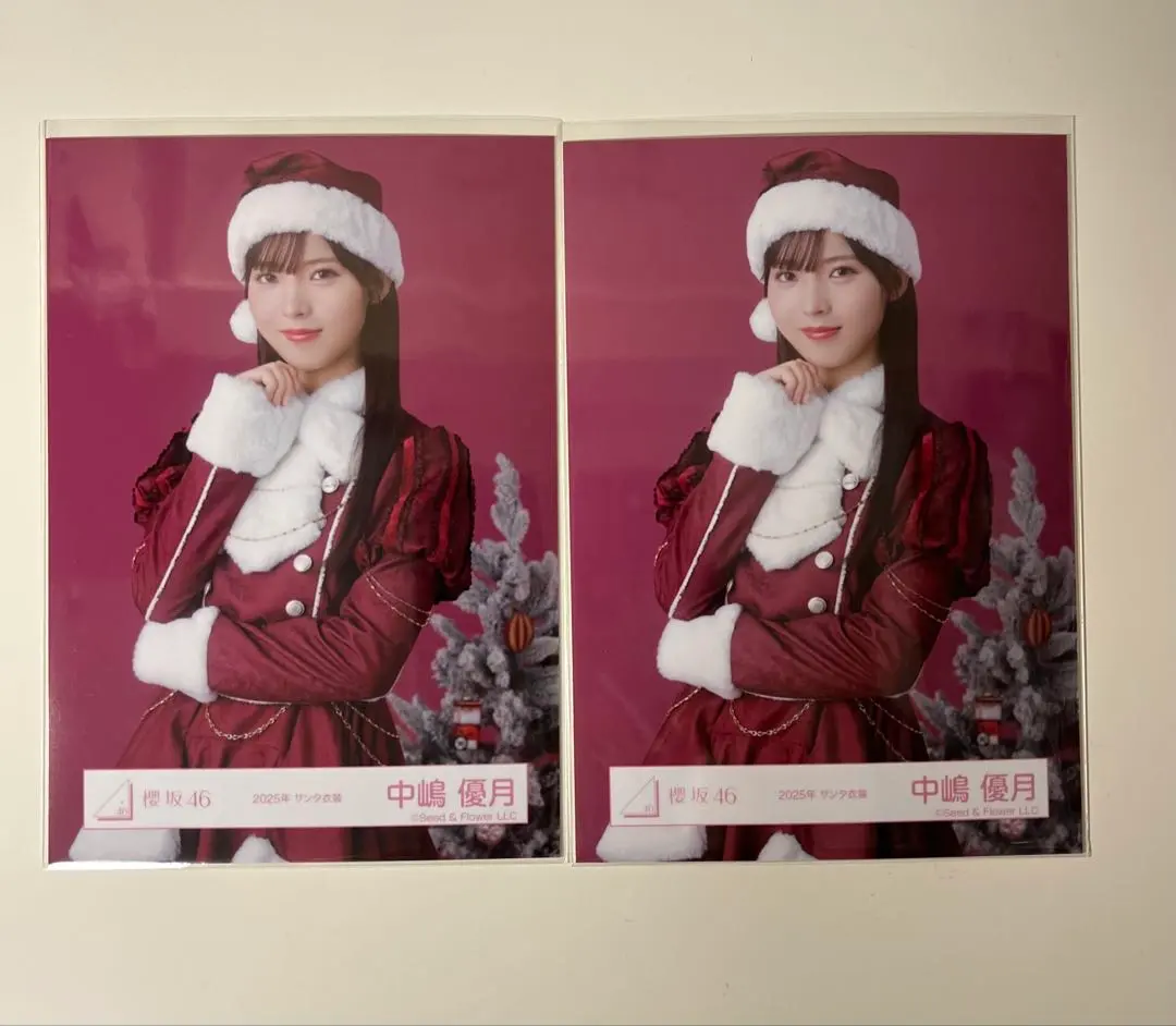 櫻坂46 中嶋優月　サンタ衣装　生写真