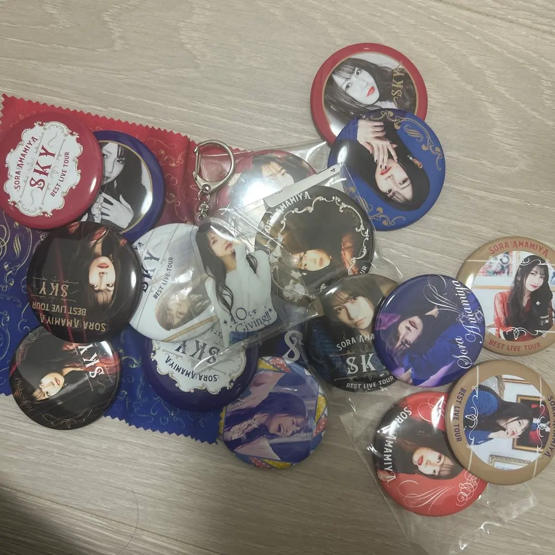 雨宮天　缶バッジアクリルキーホルダーまとめ売り