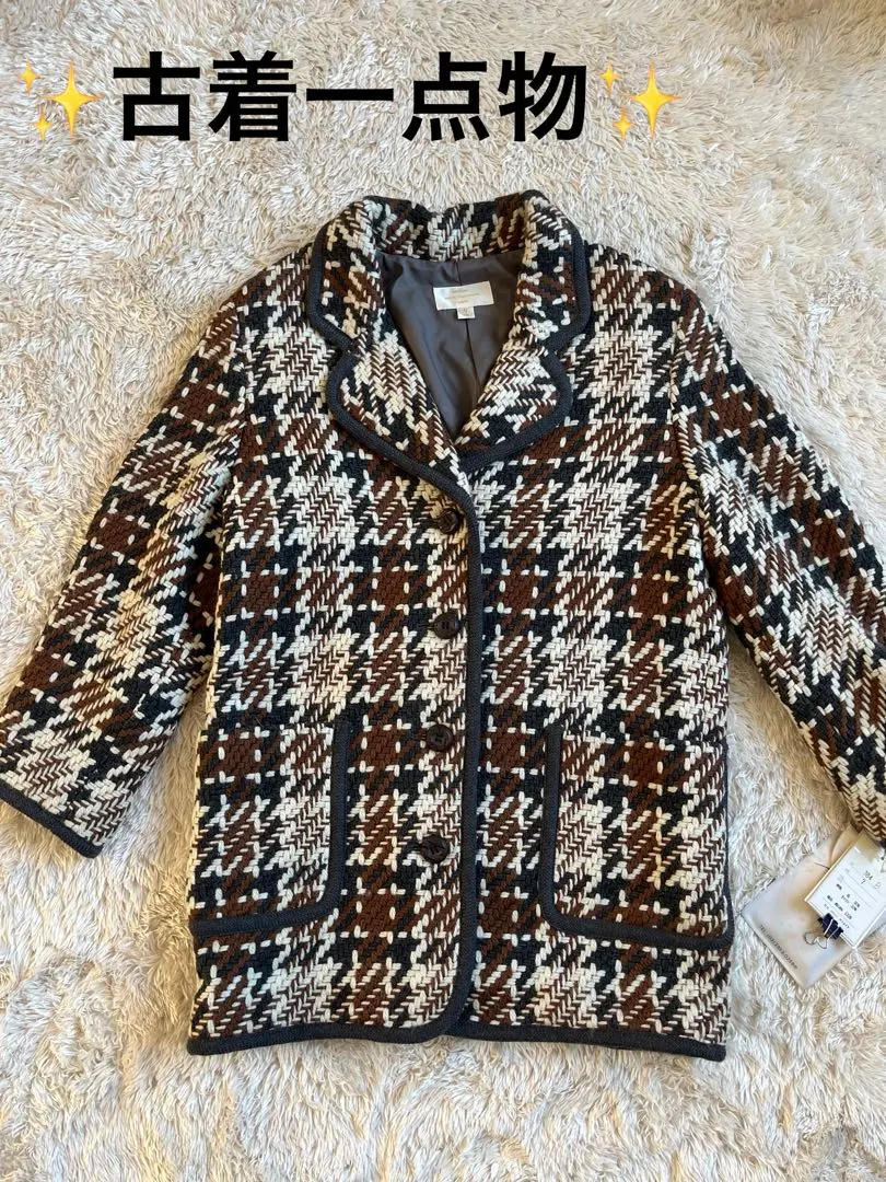 【希少古着】スミエハシモト　アンティーク　ビンテージ　コート　ジャケット　日本製