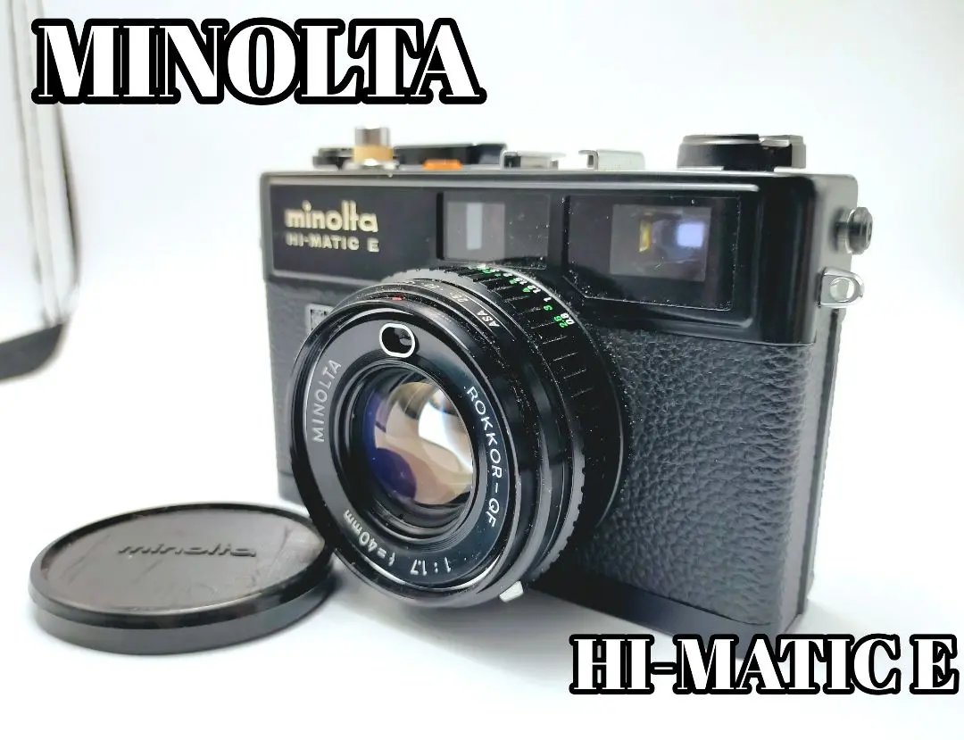 【24H以内発送】希少なブラック！MINOLTA HI-MATIC E