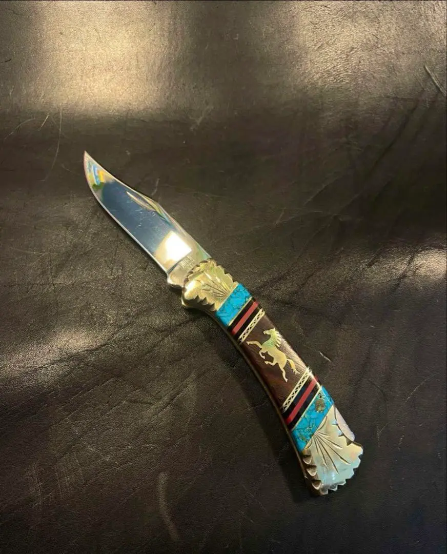 BUCK112 YELLOW HORSE CUSTOM アウトドア　キャンプ