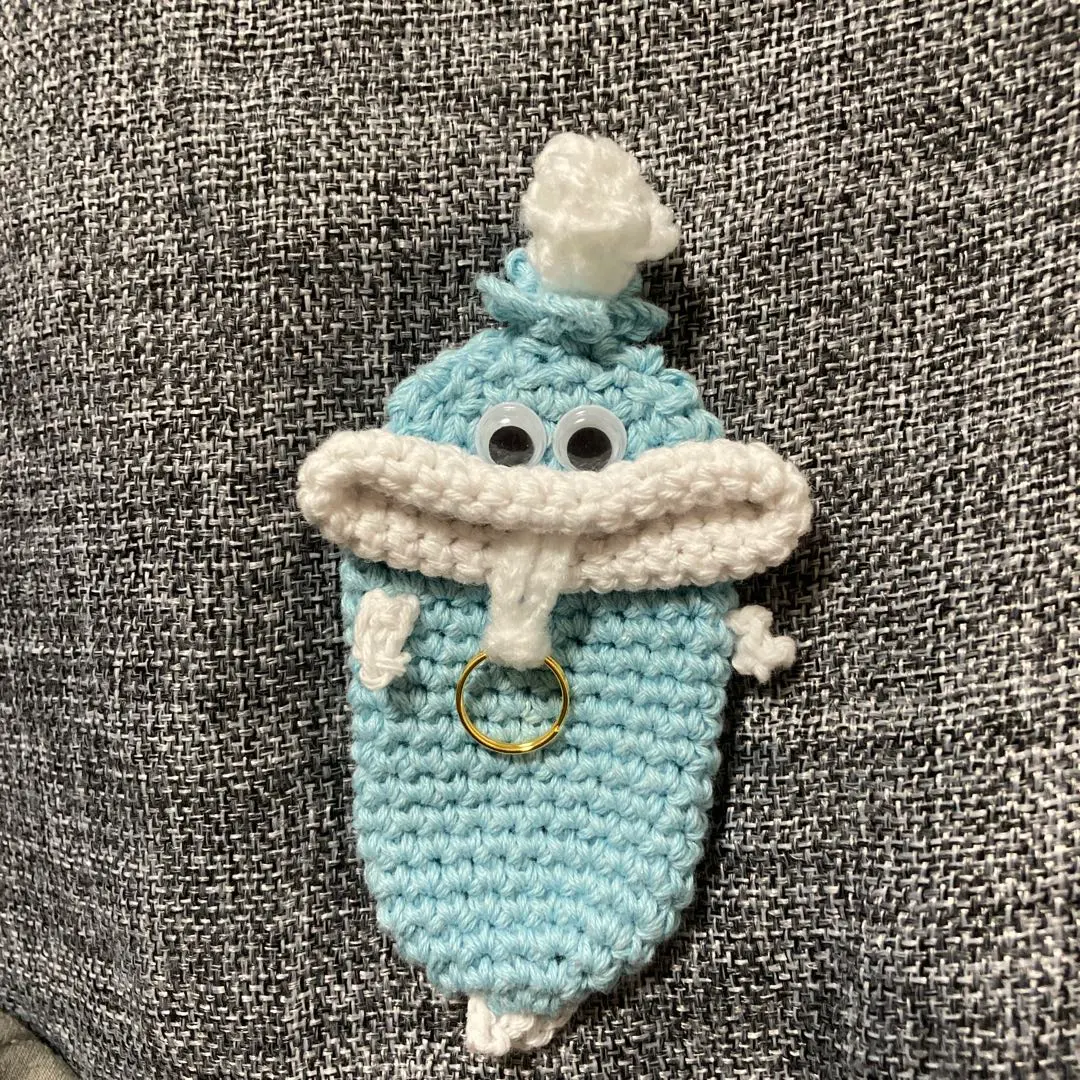 リトルモンスターメロンちゃんキーケースリップクリームシャチハタ印鑑ケース小物入れ