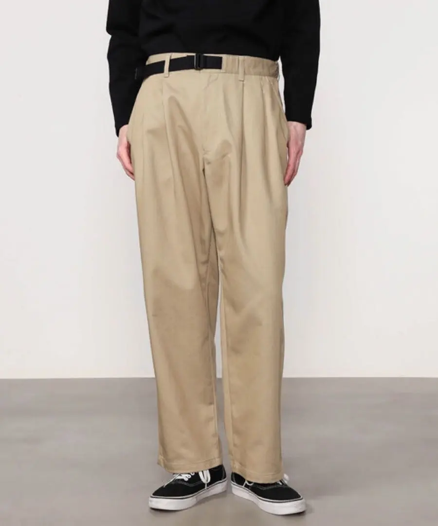 DANTON ダントン　カツラギ タックベルテッドパンツ