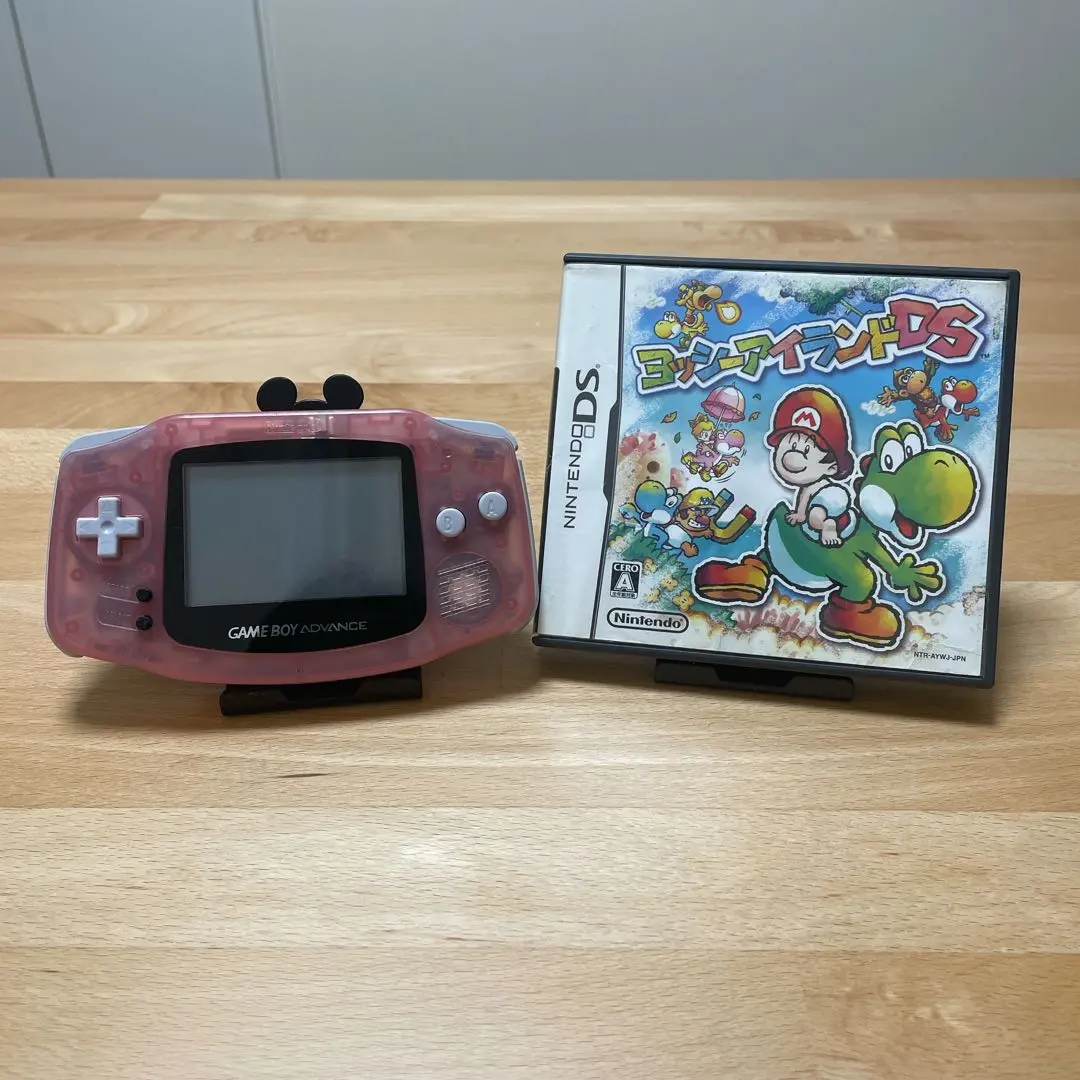 ゲームボーイアドバンス 美品（色々新品）ミルキーピンク メンテ済　GBA