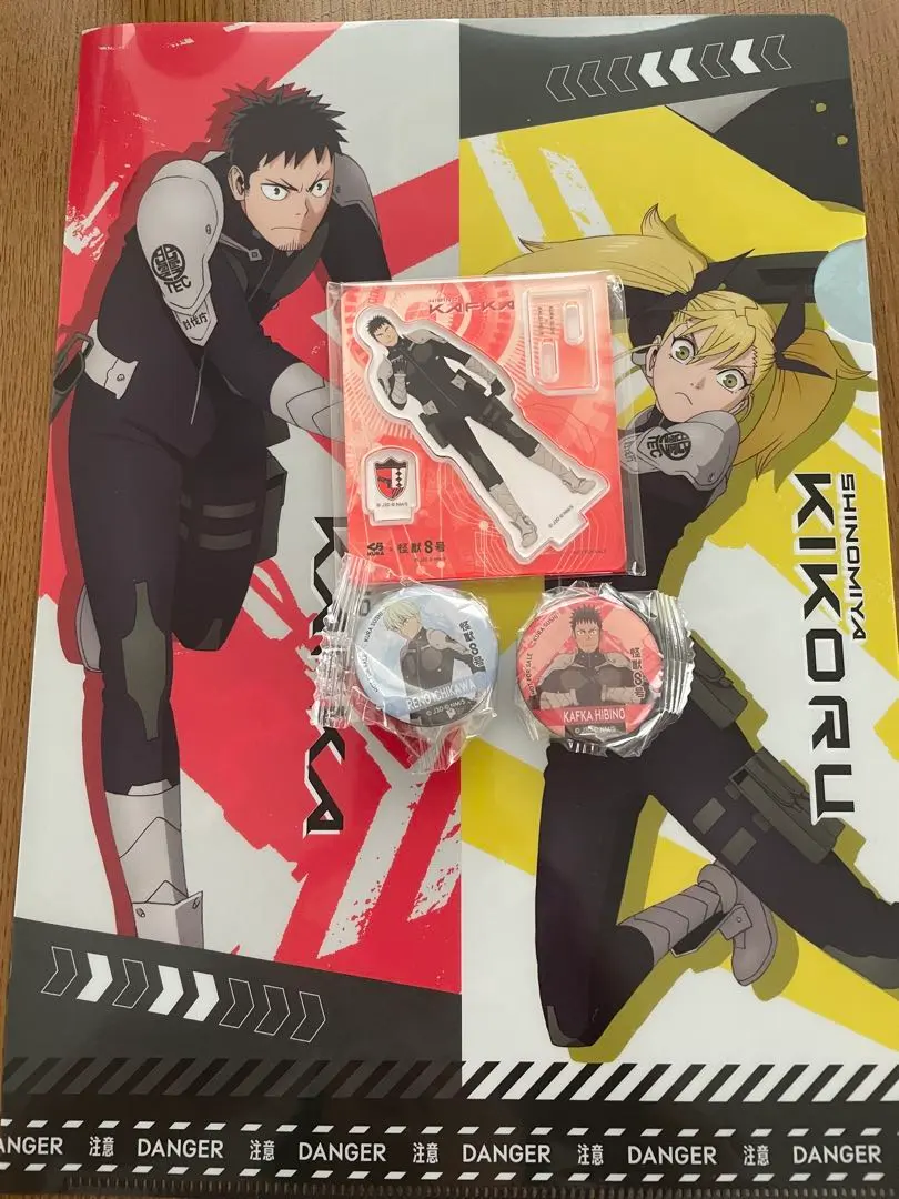 怪獣8号 クリアファイル アクリルスタンド マグネッ2点 合計4点セット 未使用