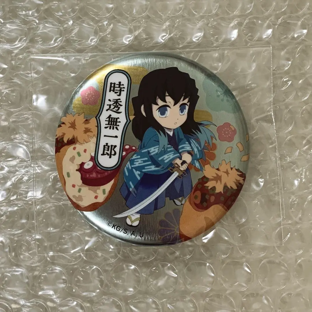 時透無一郎 銀だこ 缶バッジ