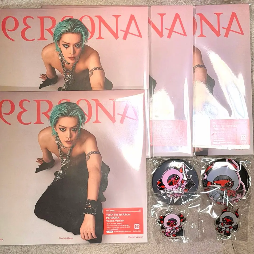 YUTA PERSONA Yu uta POP UP 缶バッジ めじるしチャーム