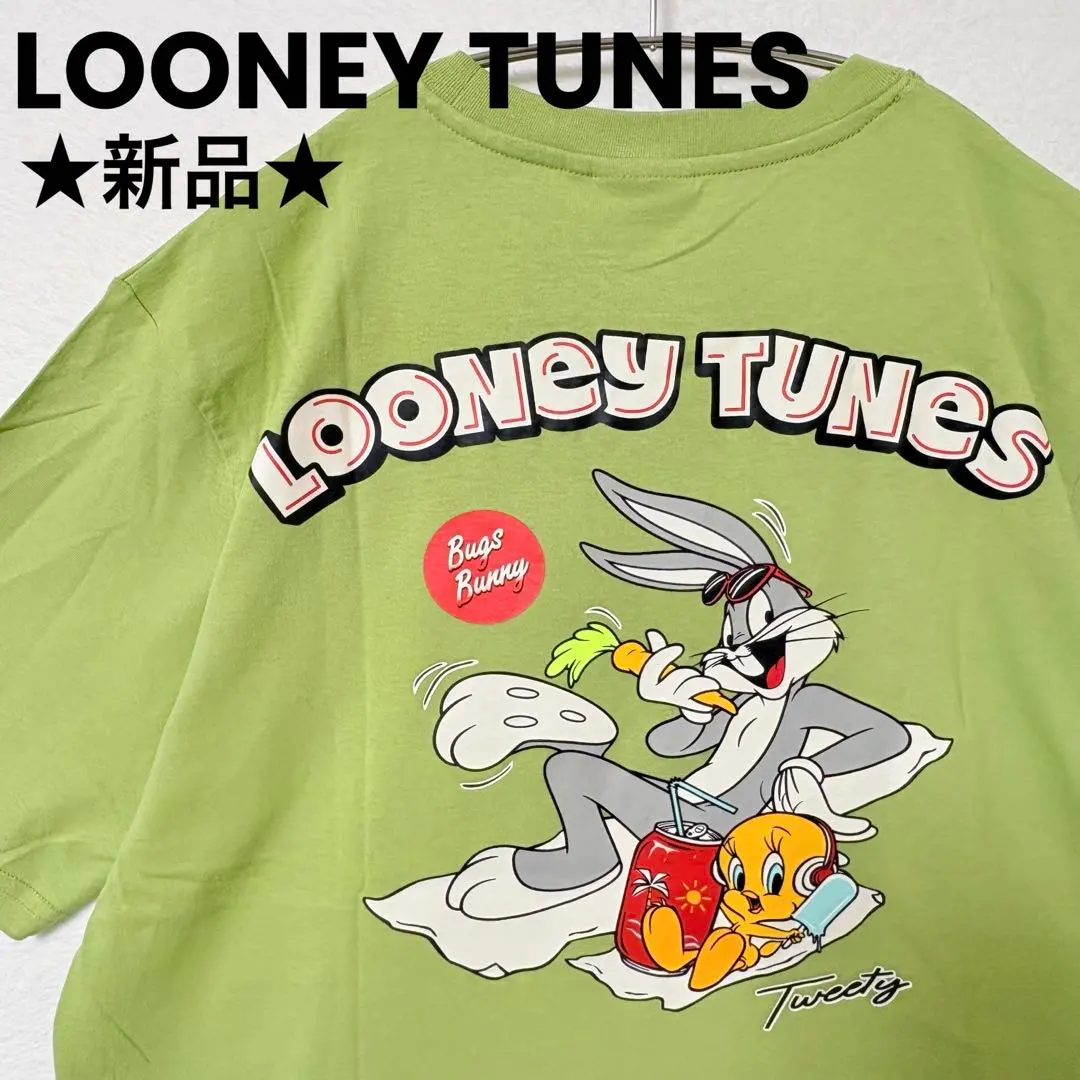 ★新品タグ付★ LOONEY TUNES Tシャツ ライトグリーン