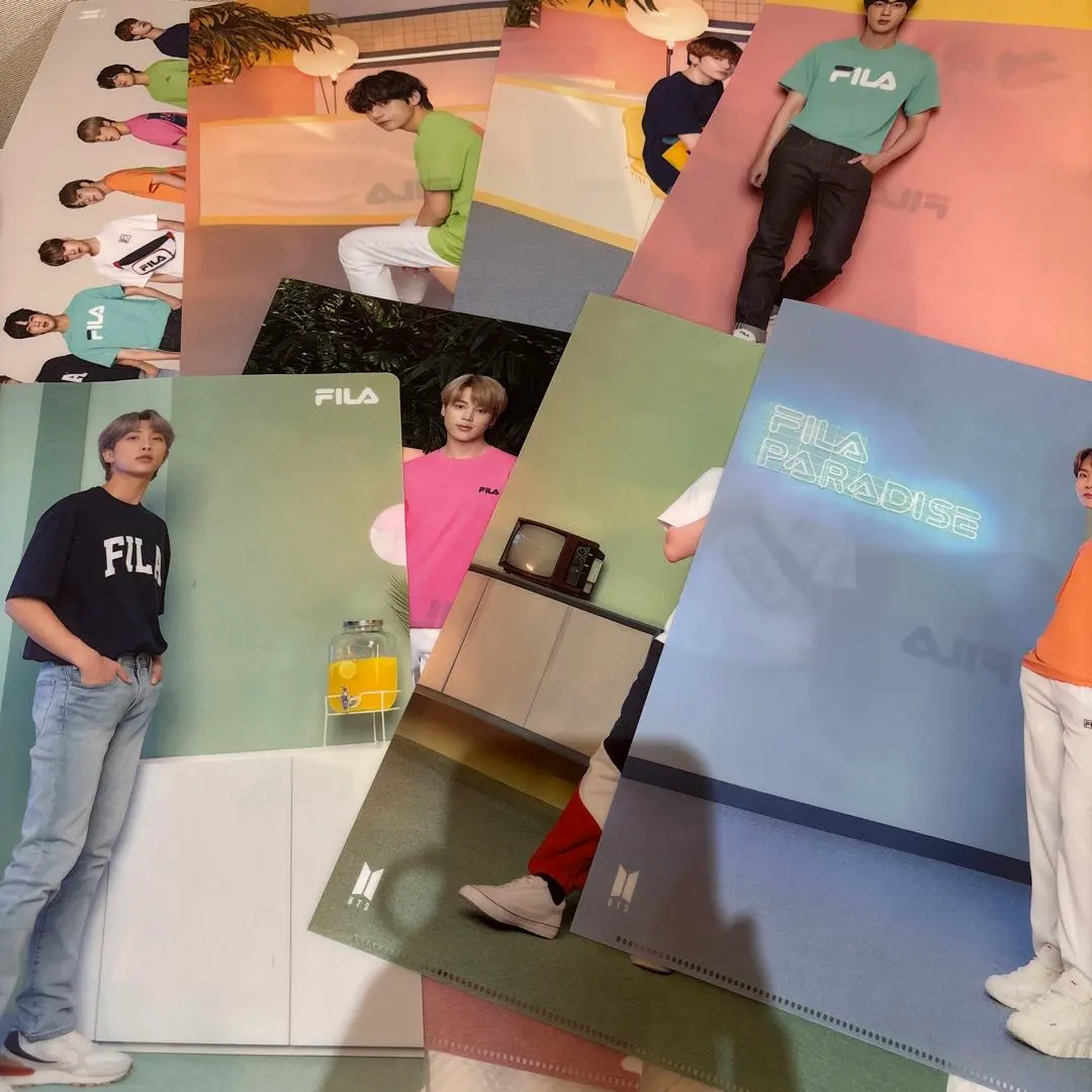 FILA × BTS クリアファイル