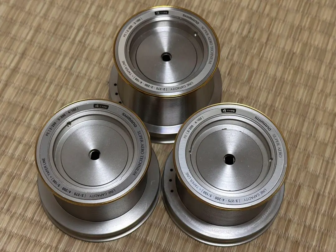 シマノ スーパーエアロ テクニウム 替スプール3個セット 美品！