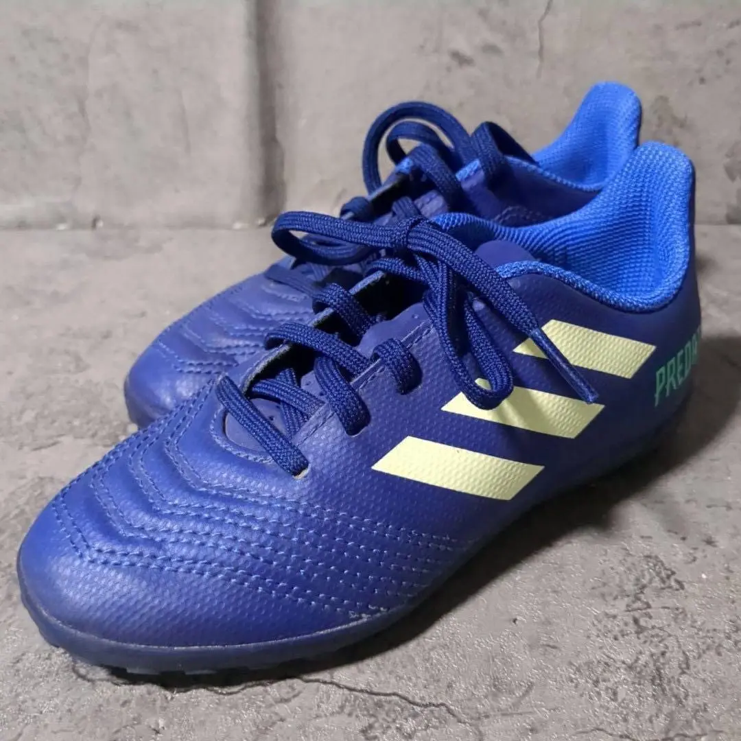 【adidas】 アディダス (18.0) 青 サッカーシューズ スパイク