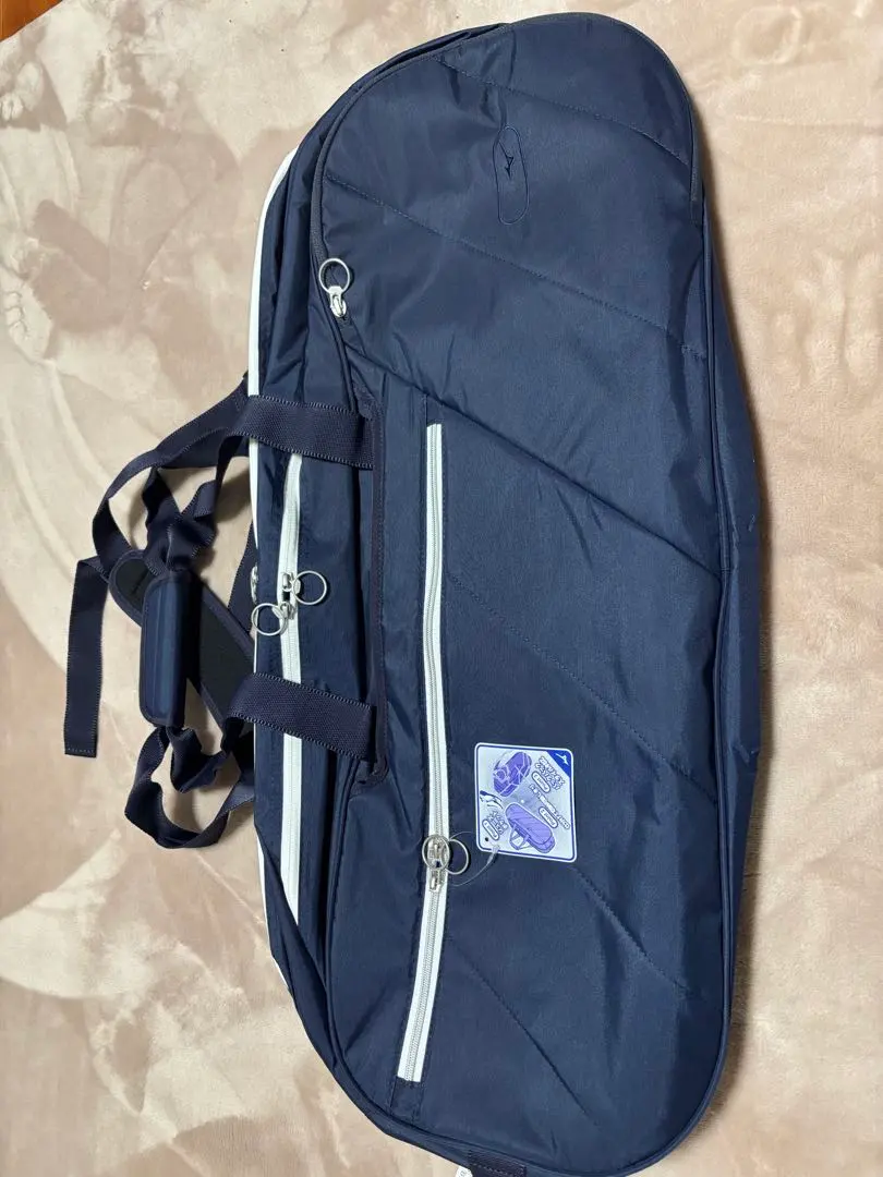 ミズノ 2wayトーナメントバッグ テニス バドミントン ネイビー