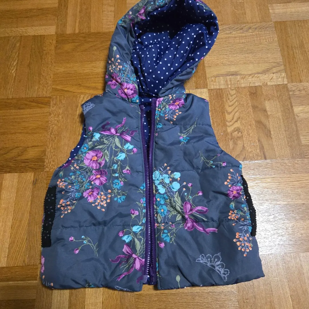 ハッカベビー　中綿ベスト　90