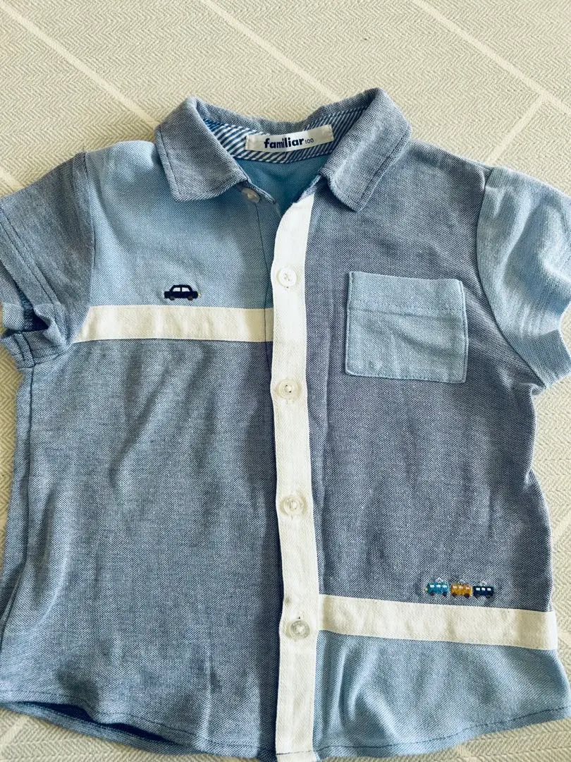 familiar 半袖ボタンシャツ