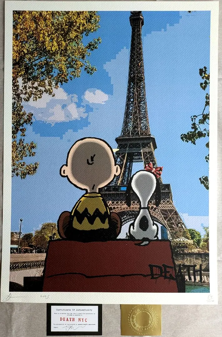 【DEATH NYC】 SNOOPY×PARIS【世界限定100枚】