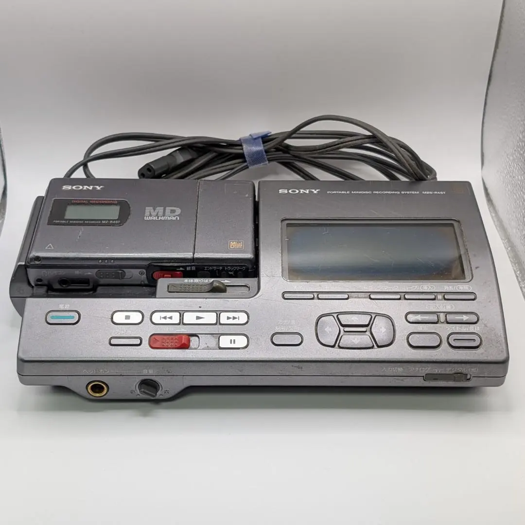 【難有り】SONY ポータブルMDプレーヤー MZ-R4ST