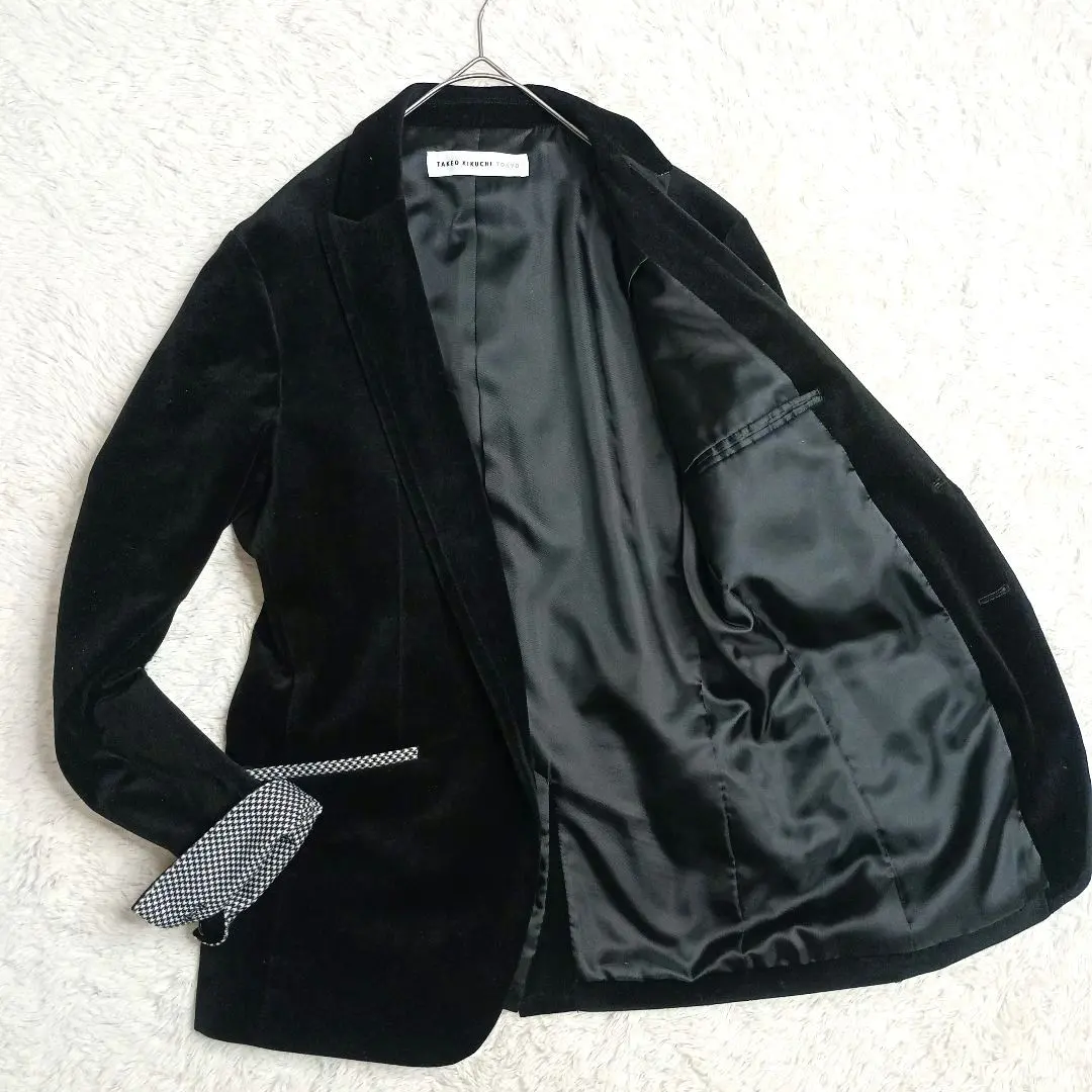 TAKEO KIKUCHI TOKYO スウェード ジャケット タキシード