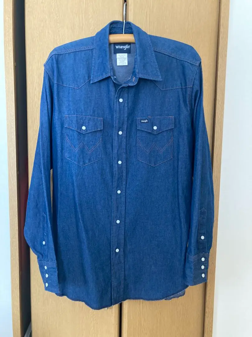 ラングラー　デニムウエスタンシャツ　XL