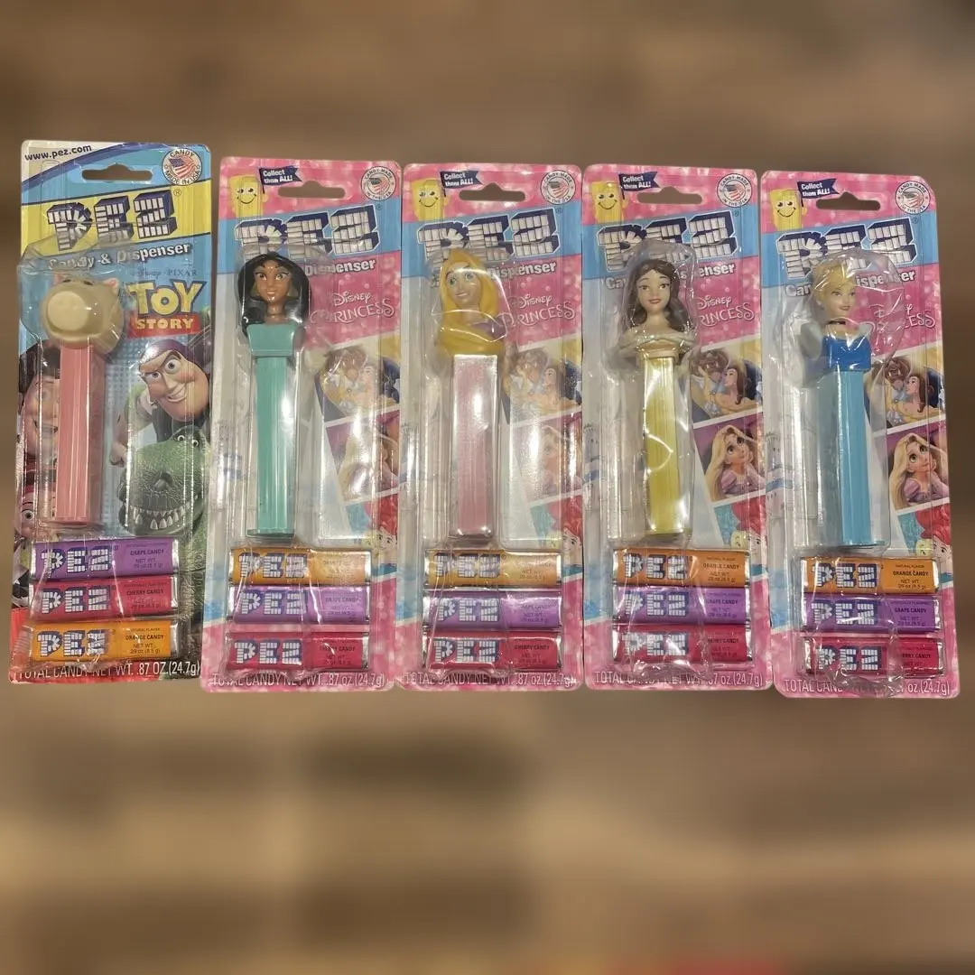 ディズニー プリンセスPEZディスペンサー5個セット