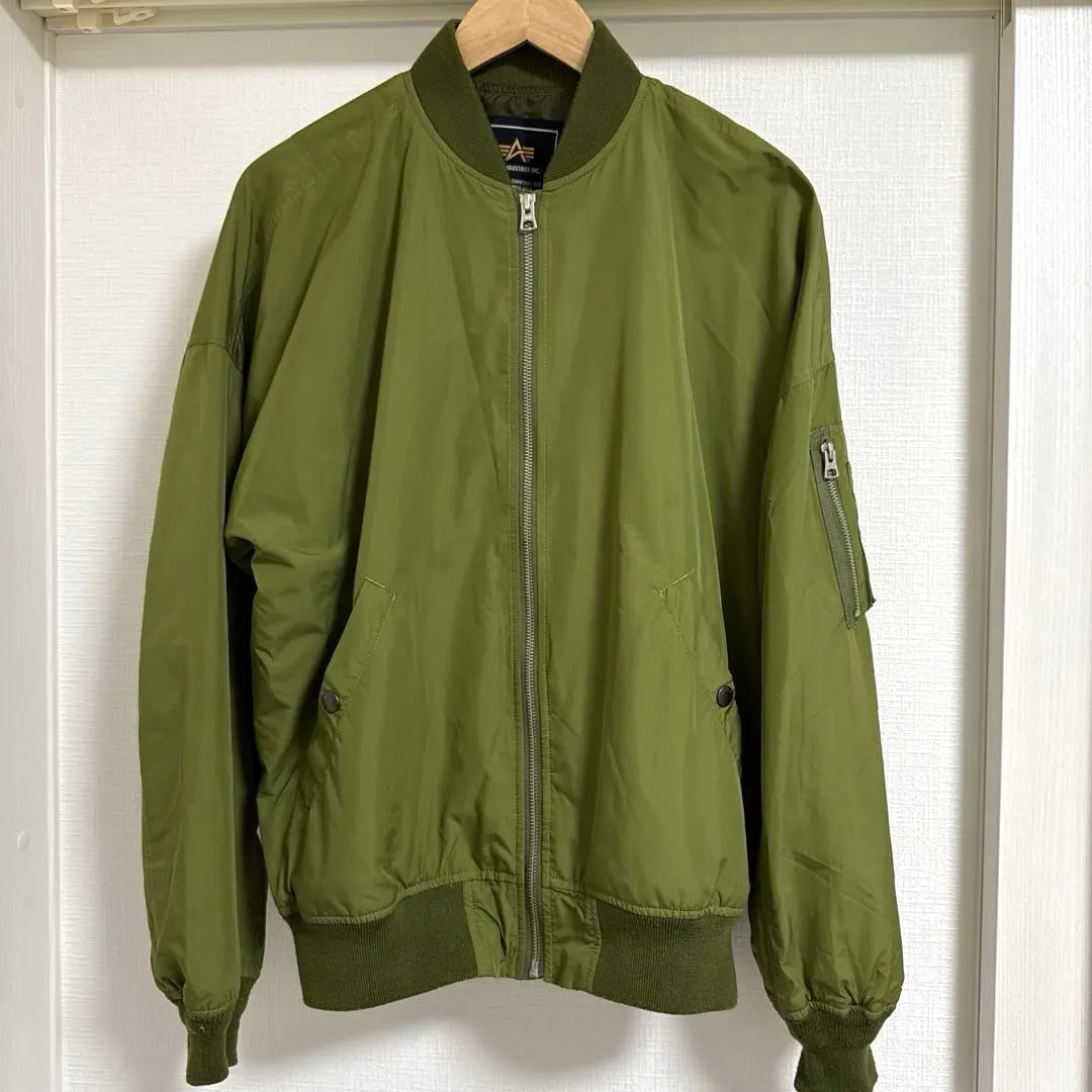 ALPHA INDUSTRIES MA-1 ジャケット M オリーブグリーン