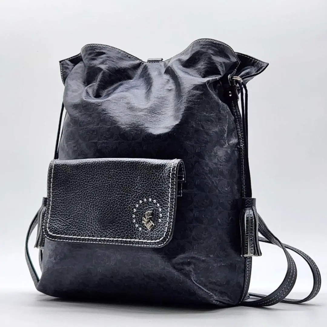 PELLE BORSA 3way 巾着 リュック ショルダーバッグ c949