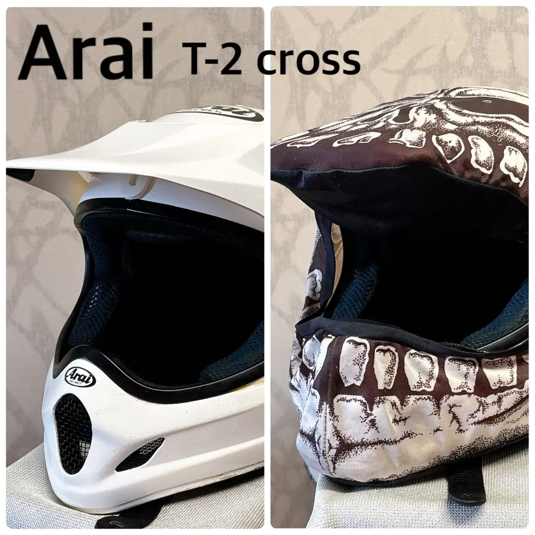 アライ　Arai T-2 cross ヘルメット オフロード スカルカバー　R
