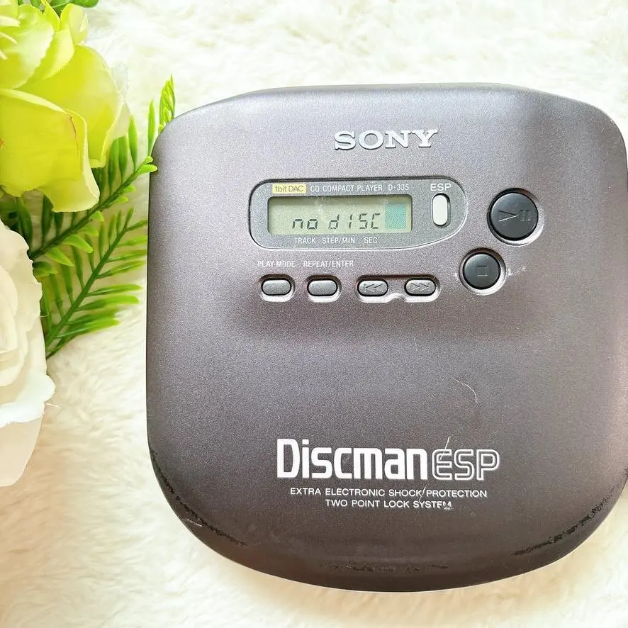 動作確認清掃済みSONYDiscmanESP D-335ポータブルCDプレーヤー