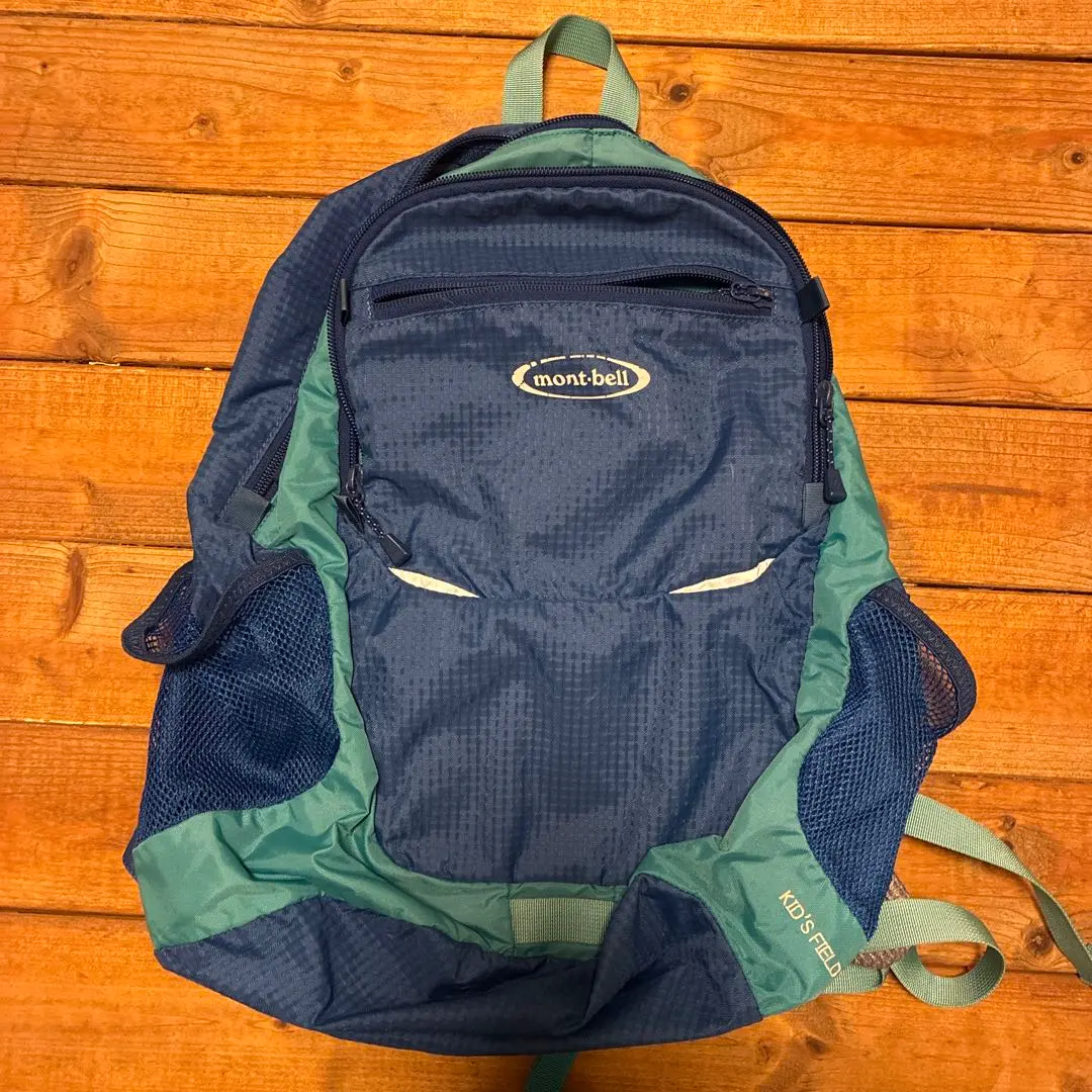 mont-bell 子ども用リュックサック　青