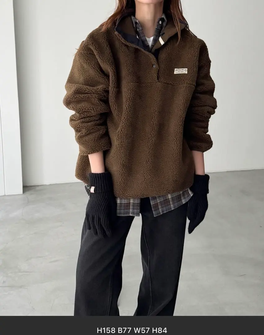 CANAL JEAN coin ボアプルオーバー