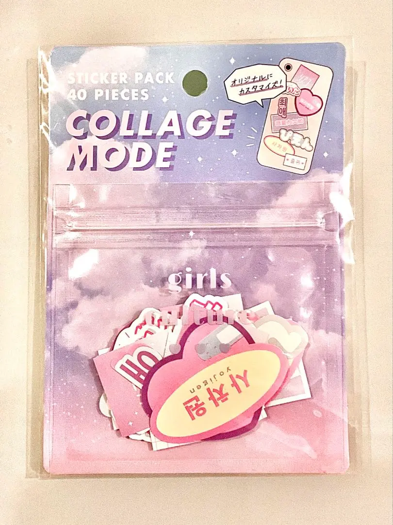 コラージュモード ステッカーセット 韓国 デコ