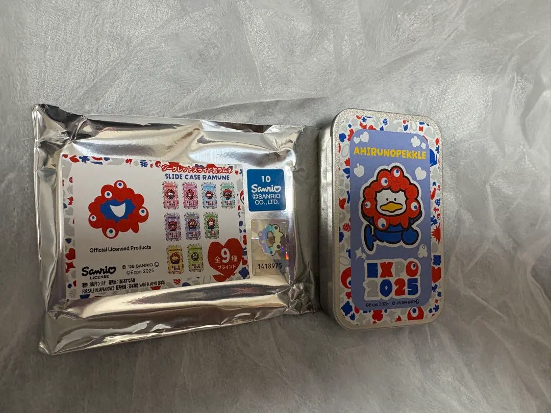 ミャクミャク あひるのペックル シークレットスライド缶ラムネ