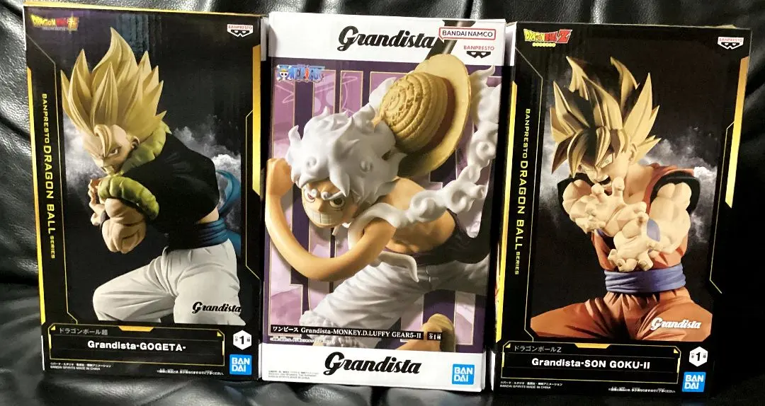 【未開封3体セット】 Grandista 孫悟空 ゴジータ ルフィ